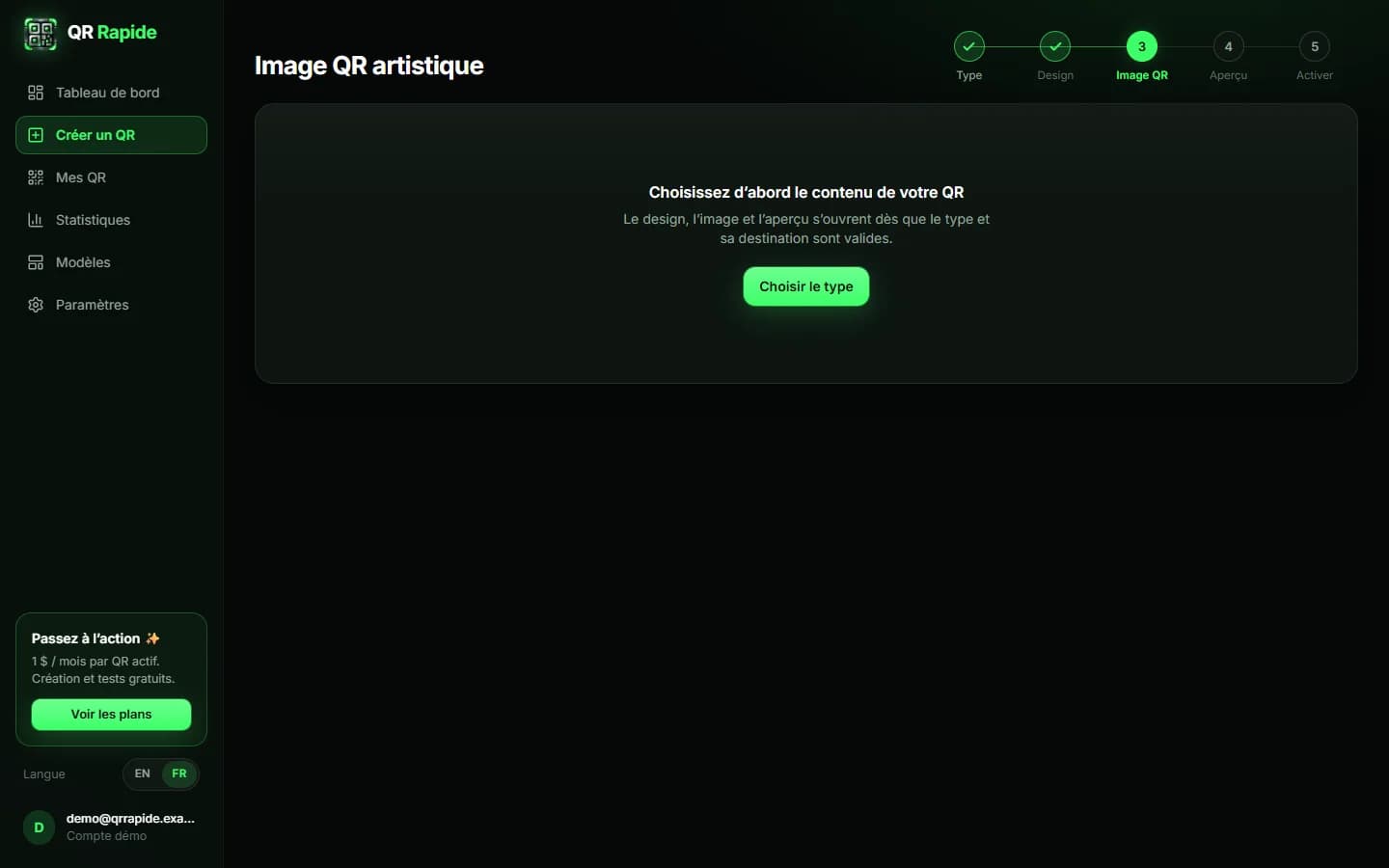 QR Rapide — QR artistique